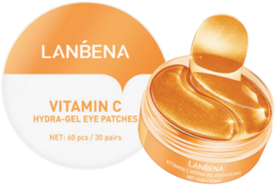 Патчі під очі Lanbena Vitamin C гідрогелеві з вітаміном C 60 шт (6970470531196)