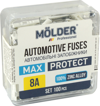 Предохранители цилиндрические (Molder) уп. 100шт. (8А) MA22108