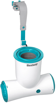 Фільтруючий насос для басейну Bestway Skimatic FlowClear 3974 л/год зі скімером + Змінний фільтр (6941607365571)