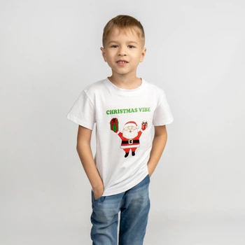 Футболка Dexter`s детская новогодняя с принтом santa 146 см