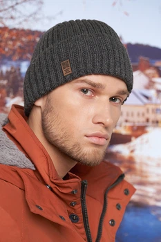 Чоловіча шапка Графітовий Braxton"Стівен 2"