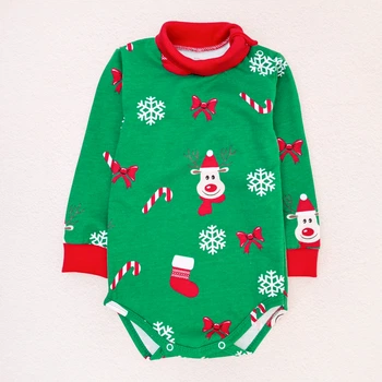 Новогоднее боди с высокой горловиной и начесом Dexter`s festive reindeer 98 см