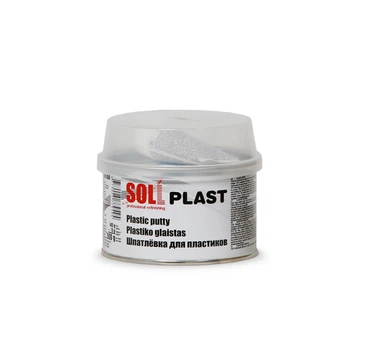 Шпаклевка для пластика 0.5 кг SOLL Plast (темно-серая)