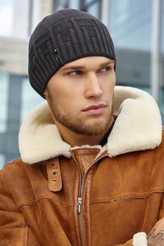 Чоловіча шапка Графітовий Braxton"Оскар"