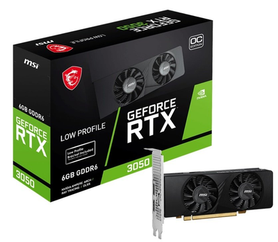 Відеокарта MSI GeForce RTX 3050 LP 6G OC (V812-023R) (RTX 3050 LP 6G OC)