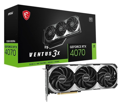 Відеокарта MSI GeForce RTX 4070 VENTUS 3X E1 OC (RTX 4070 VENTUS 3X E1 12G OC)