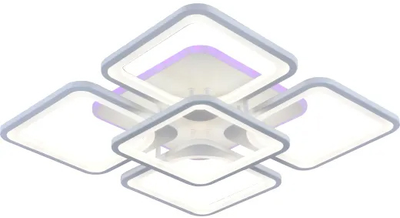 Люстра VALESO V MX10005-4+1 WT RGB світлодіодна LED на кухню, для вітальні, для спальні