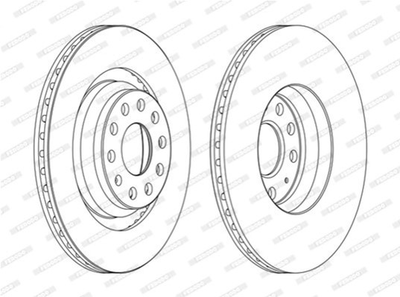 Тормозной диск Ferodo (DDF1503C)
