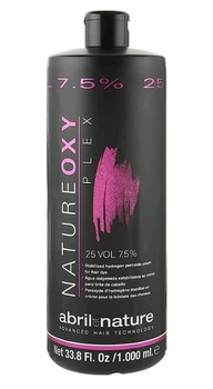 Окислювач фарби для волосся Abril et Nature 7.5% Nature Oxy Plex Hydrogen Peroxide Cream 25 Vol. 1000 мл