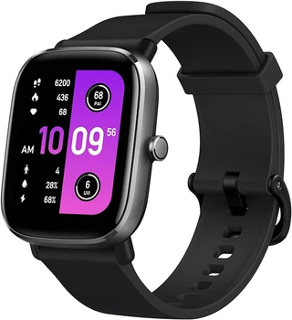 Смарт-часы Amazfit GTS 2 mini A2018 40mm / GPS / Bluetooth 5.0 / Влагозащита 5 АТМ / До 14 дней работы / Черный Б/В