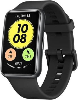 Смарт-годинник Huawei Watch Fit New 46mm / GPS / Bluetooth 5.0 / Вологозахист 5 АТМ / До 10 днів роботи / Lite OS / Graphite Black (TIA-B09) b9