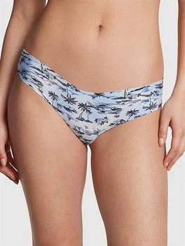 Трусики жіночі Victoria's Secret (154100516388) стрінги безшовні No-show THONG M блакитні