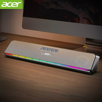 Акустическая система Acer OSK120 24W RGB USB Black + Bluetooth (4 динамика)