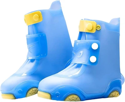 Бахилы детские на обувь ПВХ H003 M 28-29 Blue (17565)