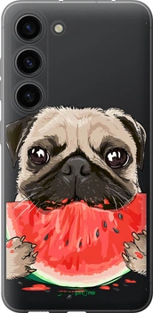 Чохол Samsung Galaxy S23 Мопс і кавун "4665u-2907-70447"