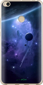 Чехол на Xiaomi Mi Max 2 Планеты в синем космосе "171t-994-70447"