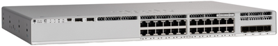 Комутатор Cisco Catalyst 9200L 24-port PoE+ 4x1G uplink, Network Essentials (C9200L-24P-4G-E)