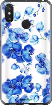 Чехол на Xiaomi Mi Max 3 Голубые орхидеи "4406t-1534-70447"