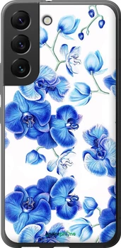 Чохол Samsung Galaxy S22 Блакитні орхідеї "4406u-2494-70447"