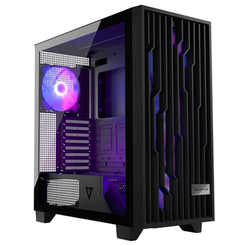 Корпус Modecom VOLCANO PERUN APEX ARGB MIDI BLACK 4x140mm fans USB 3.0x2+TYPE-C без БП ATX