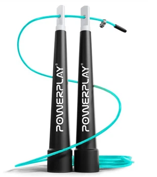 Скакалка скоростная PowerPlay 4202 Ultra Speed Rope Бирюзовая 2,9м (PP_4202_Cyan)