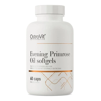 Масло примулы вечерней OstroVit Evening Primrose Oil, 60 капсул для поддержки кожи и иммунной системы