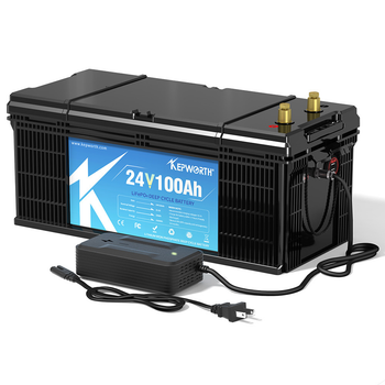 Аккумулятор Kepworth LiFePO4 24V 100Ah 2560W с зарядным устройством (литий железо фосфатный АКБ с BMS)
