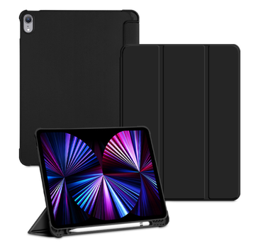 Чехол-книжка CDK для Apple iPad 11" A16 2025 | Экокожа силикон Corner Smart Case Стилус (015522) (black)