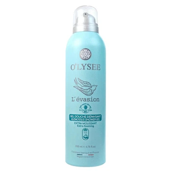 Очищуюча гель-піна для душу O'LYSEE Extra Foaming Shower Gel L’évasion 200 мл