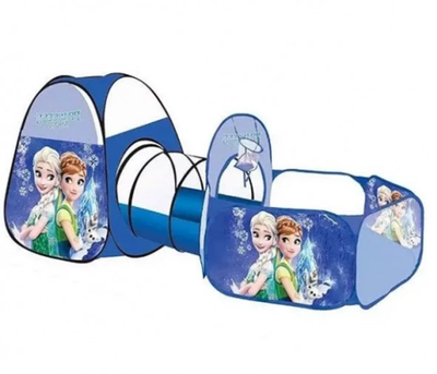 Детская палатка c тоннелем Холодное сердце Frozen Синяя 270 х 92 х 92 см