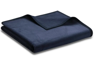 Плед Biederlack Unicolour, Dunkelblau 150x200 см темно-синий