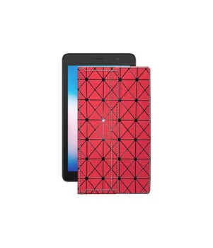 Чохол з екошкіри для планшету Alcatel 1T 7 4G Червоний ромб