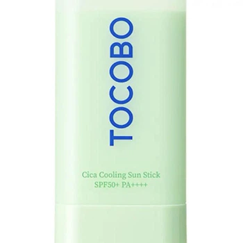 Солнцезащитный стик Tocobo Cica Cooling Sun Stick SPF50+ PA++++ с охлаждающим эффектом 18 г