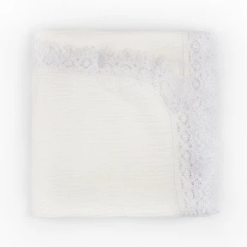 Крыжма для малышей Dexter`s с кружевом pure 100-100см