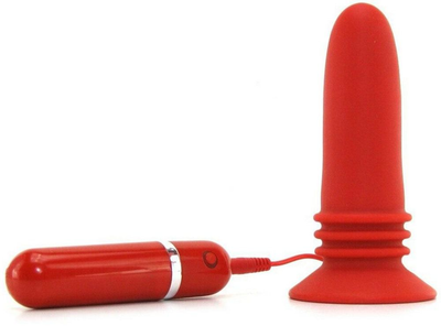 Анальная вибропробка 10-Function Adonis Vibrating Probes цвет красный (15623015000000000)