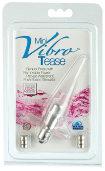 Анальна вібропробка California Exotic Novelties Mini Vibro Teases колір прозорий (14170041000000000)