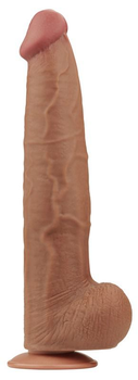 Фаллоимитатор Lovetoy 13,5 King Sized Sliding Skin Dual Layer Dong цвет коричневый (22518014000000000)