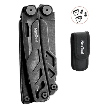 Мультитул NexTool Flagship Pro (NE20240) з фіксатором леза ножа та пили, Dark