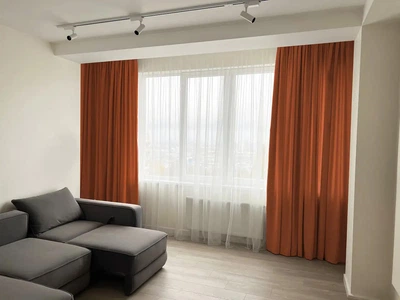 Комплект штор MANA микровелюр Diamond 150*250 см, две шторы. Цвет теракотовий (107).