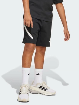 Дитячі шорти на гумці Adidas J Zne Shorts JD0010 122-128 см Чорні/Білі (4067905775194)
