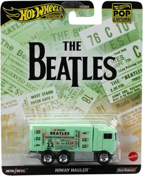 Pojazd Hot Wheels Premium Pop Culture The Beatles Hiway Hauler 1:64 (194735205363)