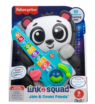 Інтерактивна іграшка Fisher-Price Link Squad Jam & Count Panda HYL03 (0194735249671)