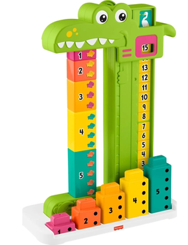 Zabawka do nauki liczenia Fisher-Price Aligator JCT13 (0194735275618)