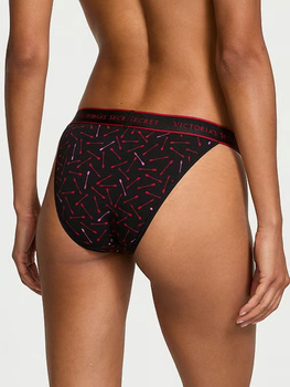 Трусики бикини женские хлопковые Victoria's Secret 338343848 XL Черные (1159825498)