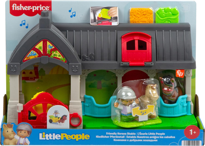 Ігровий набір Fisher-Price Little People Стайня Дружні Коники HWR84 (0194735219551)