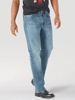 Чоловічі Джинси Wrangler Flex Regular fit синього кольору, W30/L30