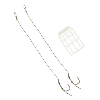 Готовий повідець на коропа GC G.Carp Method Wide Gape Ready Rig №6 (2шт)