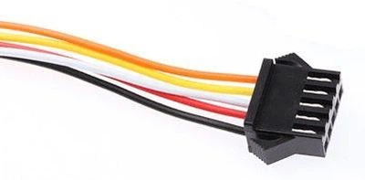 Соединительный кабель, кабель питания JST SM 5P, 20см, 2.54мм, мама (female)
