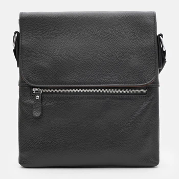 Сумка планшет через плече мужская из натуральной кожи Laras K1087015 Black (ROZ6300004271)