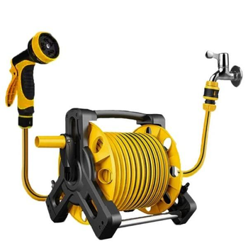 Котушка садова Ark Water Hose Reel + шланг 10 м жовта (2104618471)